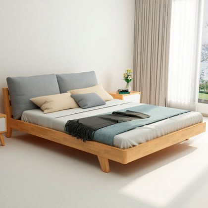 Solid Wood Bed Double